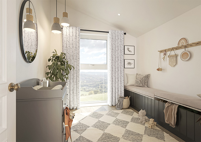 Dino Park, Onyx - Made to Measure Curtains - Image 8